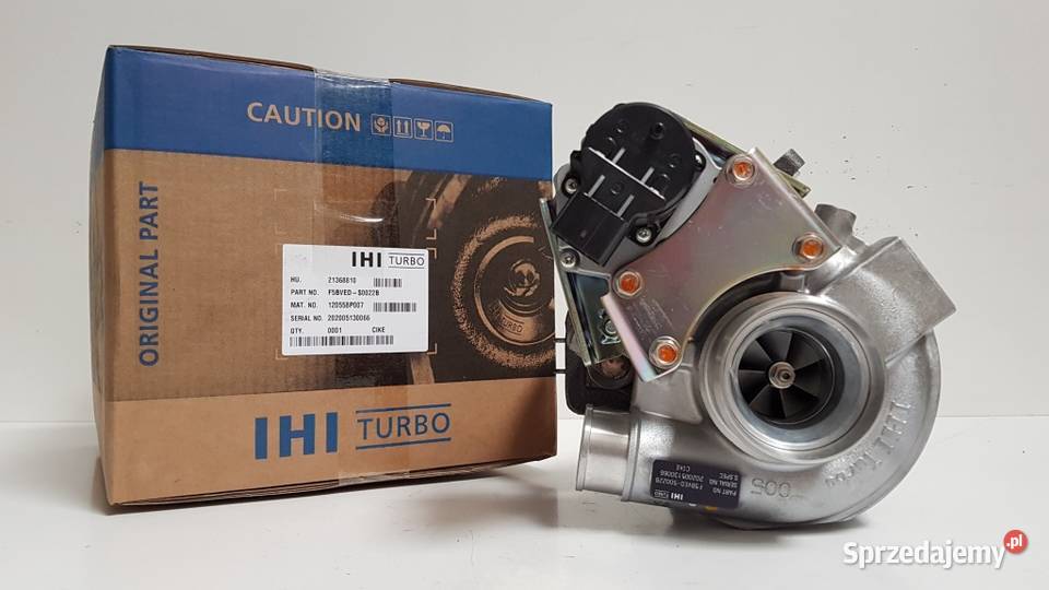 Nowa turbosprężarka IHI CIKE CIHE F58VEDS0029B mazowieckie Siedlce