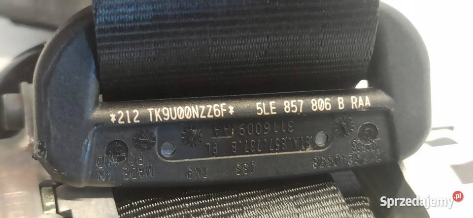 SKODA ENYAQ PASY BEZPIECZEŃSTWA KOMPLET sprzedam