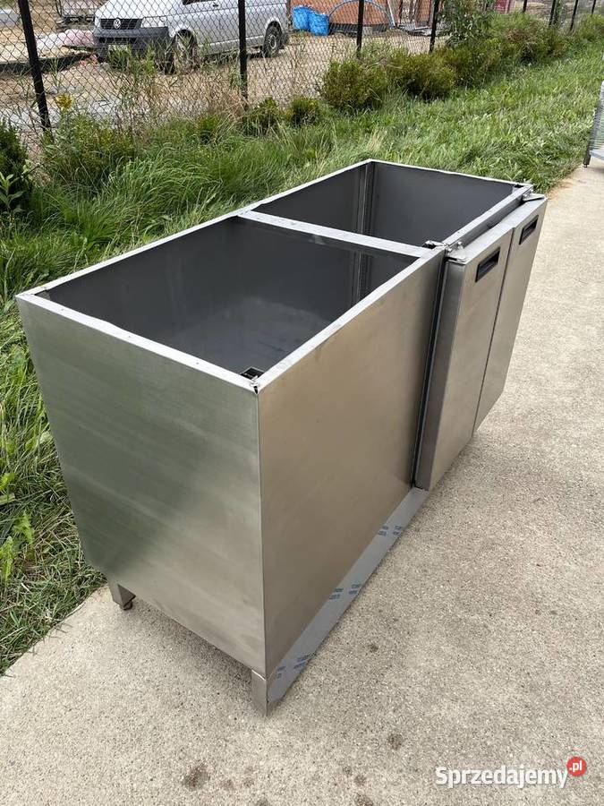 Szafka ze stali 2dwrziowa podblatowa 130x60x87 Kazuń Polski