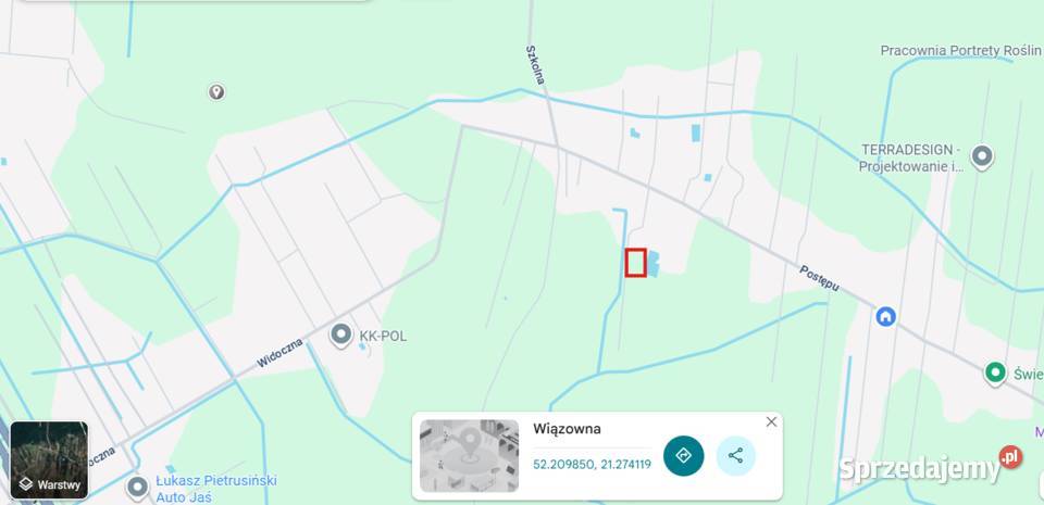 Działka budowlana Izabela 995 m2 32m