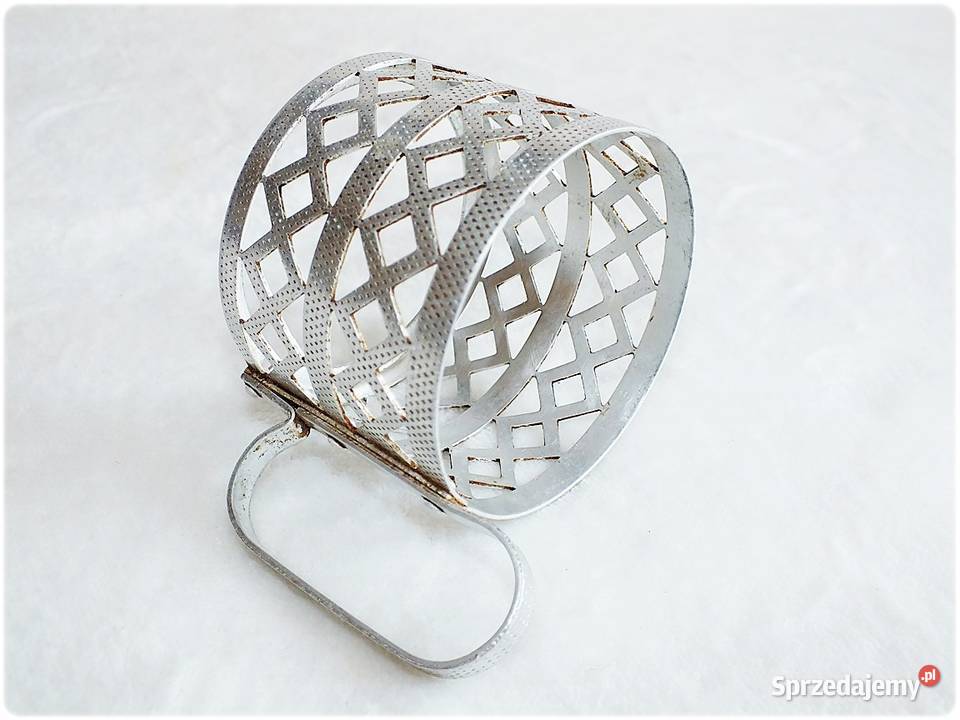 Koszyk Koszyczek na szklamkę aluminiowy lata Żary