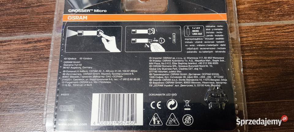 Osram Crosser Micro Osram latarka led Gliwice