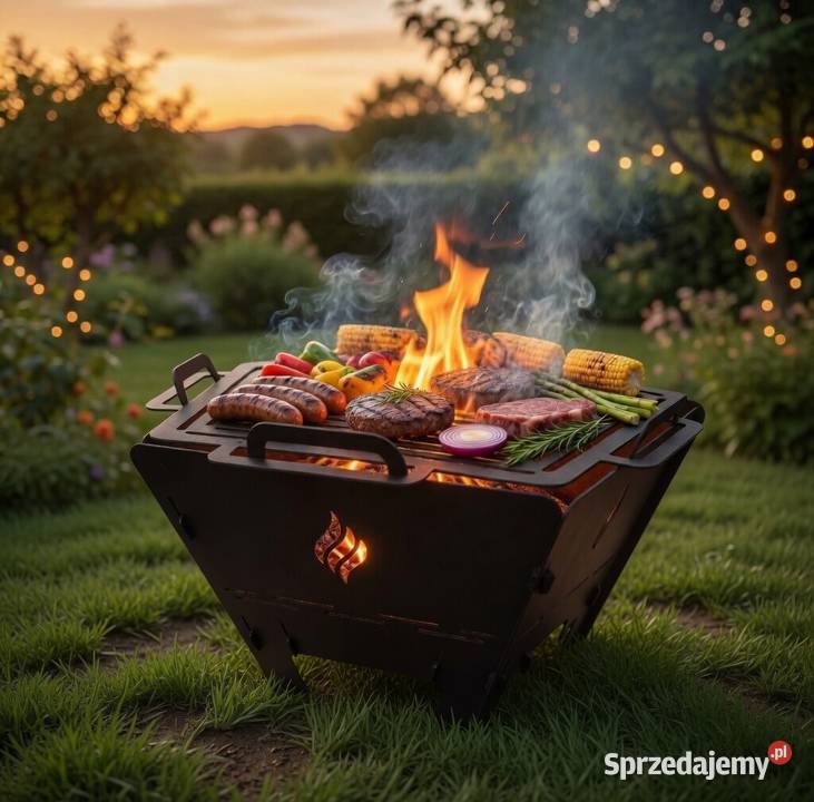 duże palenisko ogrodowe składane blacha 3mm HIT promocja!