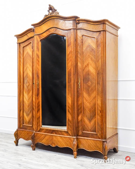 Dekoracyjna DREWNIANA szafa Rocaille Szafy i garderoby wielkopolskie Kalisz