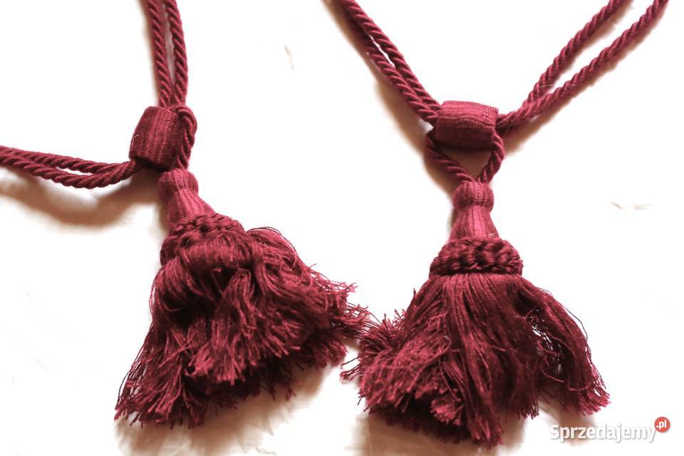 Sznury do zasłon upinacze do zasłon chwosty Gdańsk
