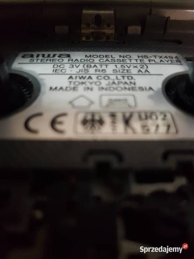 Walkman Aiwa TX494 TX 494 HSTX494 Stereo radio dolnośląskie Milicz