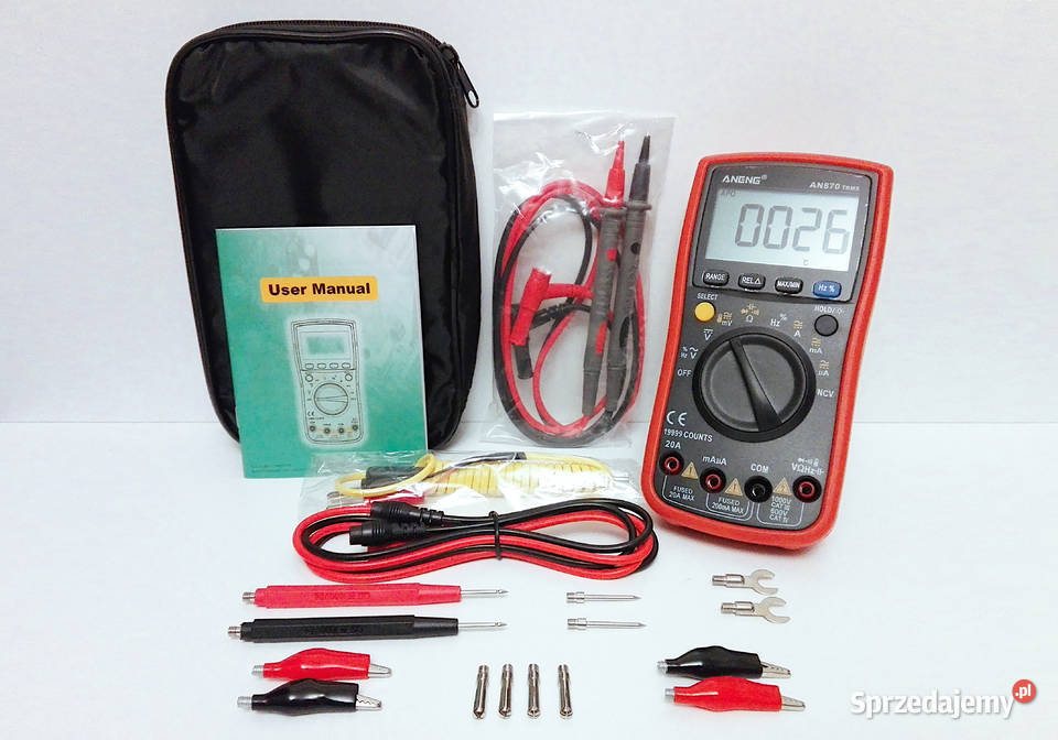 Multimetr Aneng AN870 AutoRange TrueRMS 19999 Łódź