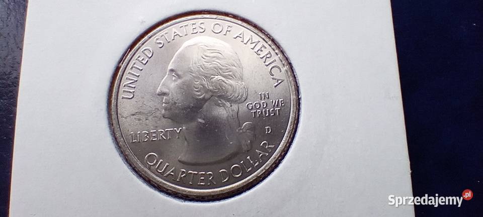 Stare monety 25 cent 2016 USA 15 Lesko