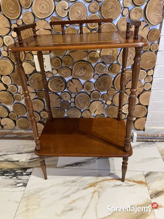 Piękna etażerka drewniana lubuskie Żary