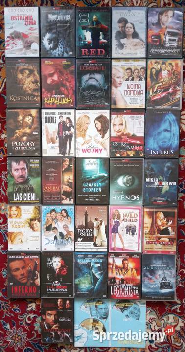 Filmy na dvd 34 plyty Filmy Augustów