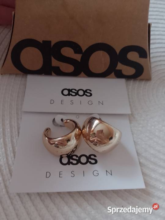 ASOS Kolczyki biznesowe wieczorowe z Londynu małopolskie Kraków