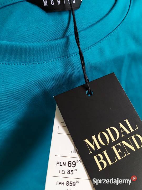 Bluzka z długim rękawem turkusowa Mohito na 38 M Koszalin