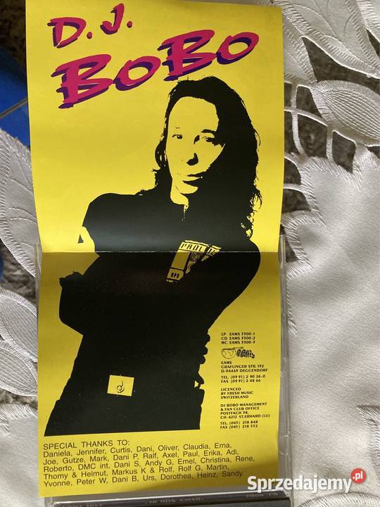 Płyta Cd Album DJ Bobo Dance With Me Lata 90 1 płyta Czerwionka-Leszczyny