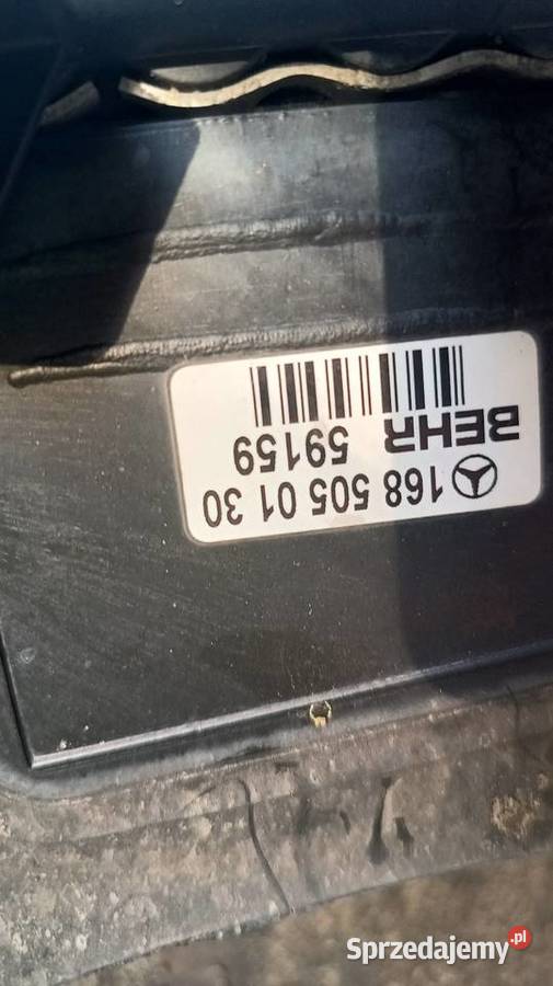 Mercedes a140 benzyna Chłodnica klimatyzacji osobowe Wentylatory chłodnic klimatyzacji Opole