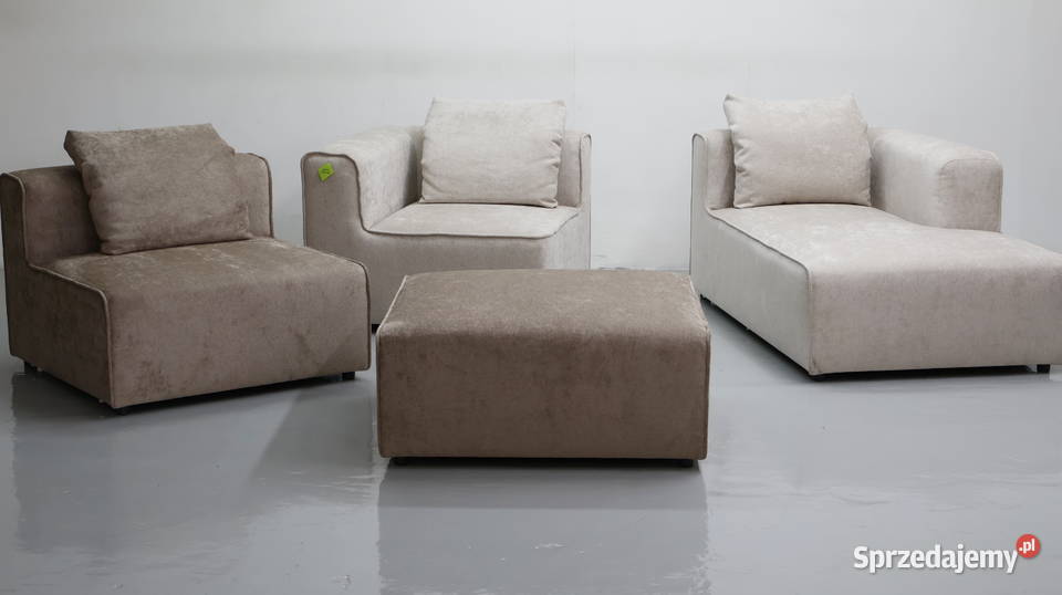 TDL PUZZLE nowoczesny narożnik MODUŁOWE sofy 68cm Poznań