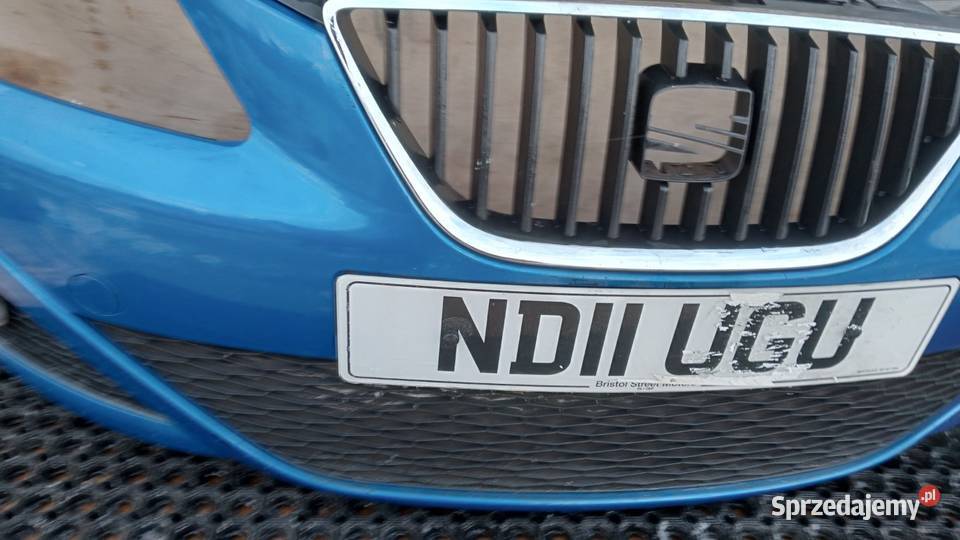 SEAT IBIZA 6J ZDERZAK PRZÓD LZ5F HALOGEN Zbierkowo
