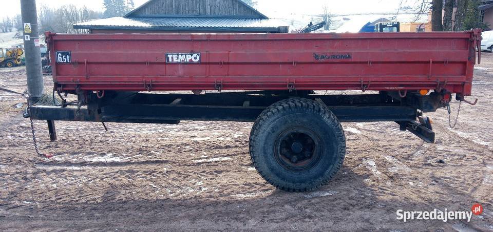 Belarus OZTP 65T Przyczepa Wywrotka 6500 Przyczepy rolnicze Szołtany