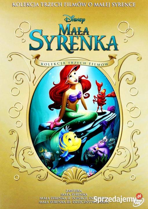 MAŁA SYRENKA TRYLOGIA DISNEY dubbing