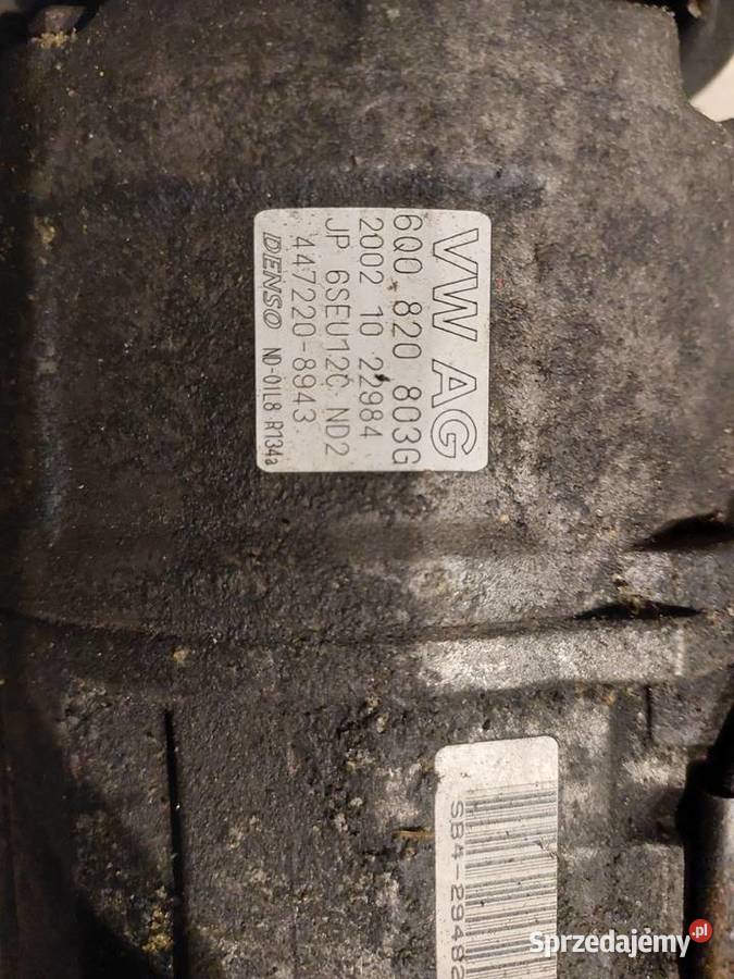 Kompresor sprężarka klimatyzacji vw seat skoda osobowe Łęczna
