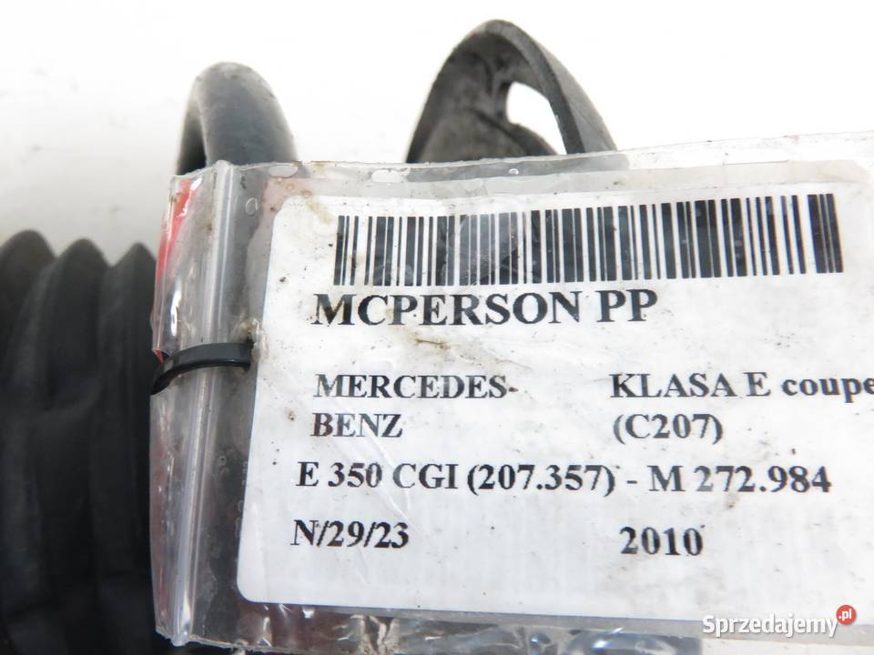 AMORTYZATOR PRAWY PRZEDNI MERCEDES W207 Amortyzatory