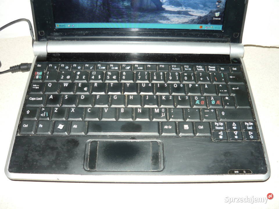 Malutki Laptop Packard Bell 7 netbook Atom 16 Krotoszyn sprzedam