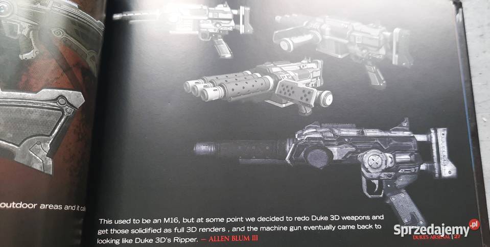 Duke Nukem Forever Art book unikat Koszalin sprzedam