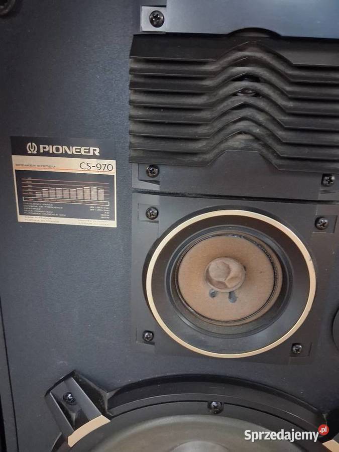 Zestaw Pioneer Kolumny CS970 Wzmacniacz Pioneer Wrocław