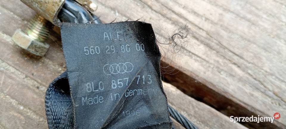 Pas bezpieczeństwa tył audi A3 8L 8L0857713 osobowe pomorskie Iłownica