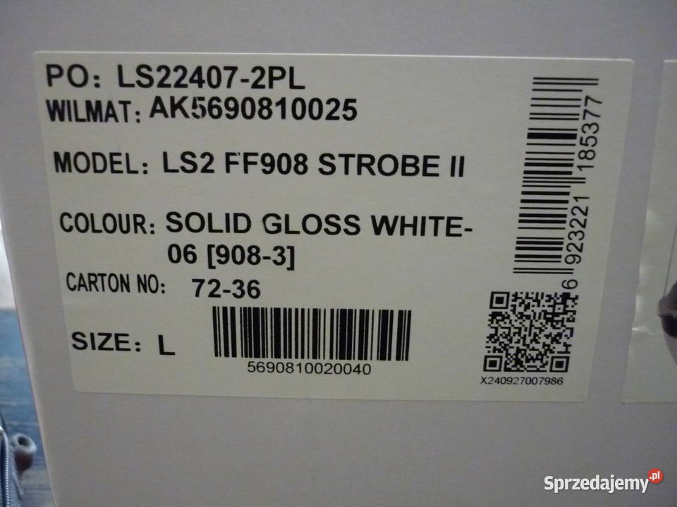 KASK SZCZĘKOWY LS2 FF908 STROBE II ROZMIAR L Poznań sprzedam