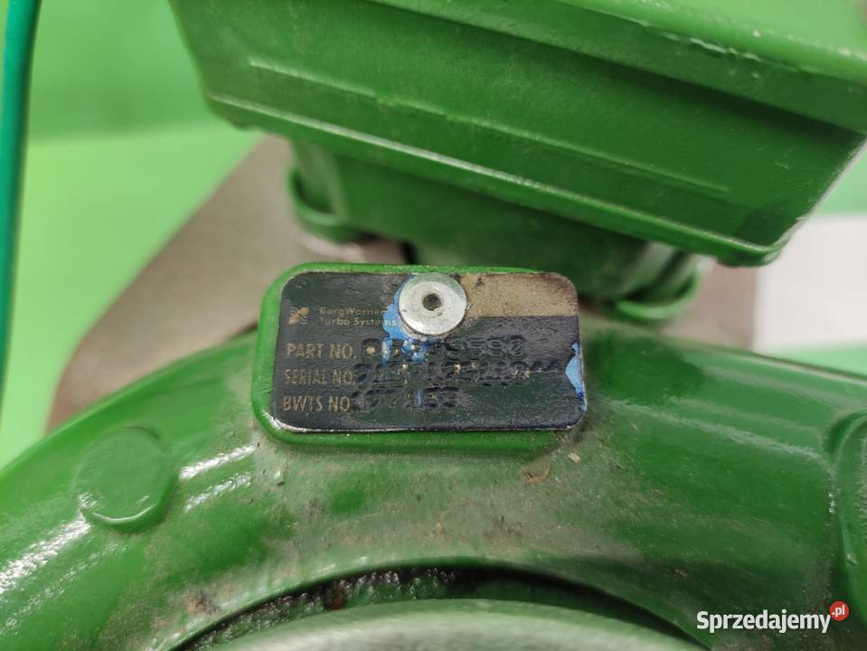 Turbosprężarka silnika JD6068 BorgWarner
