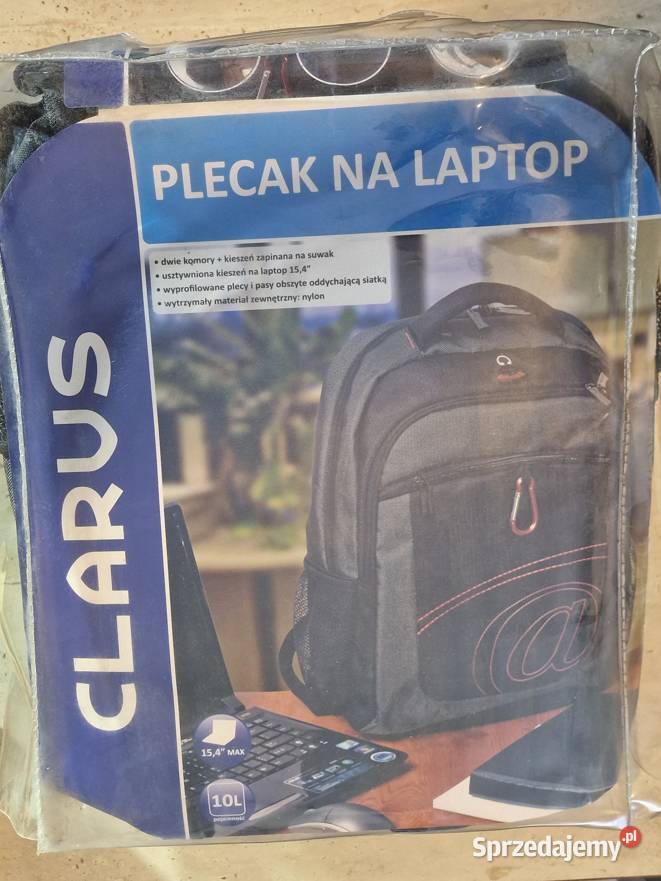 Plecak na laptop 154 cala Clarus 10L Nowy Nylon Poznań