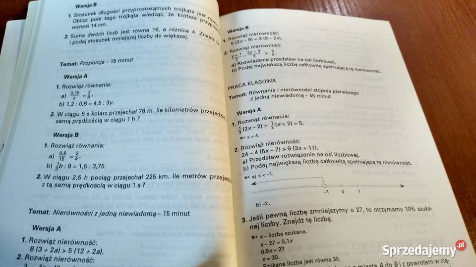 Matematyka 7 książka nauczyciela Anna Drążek Gdańsk sprzedam