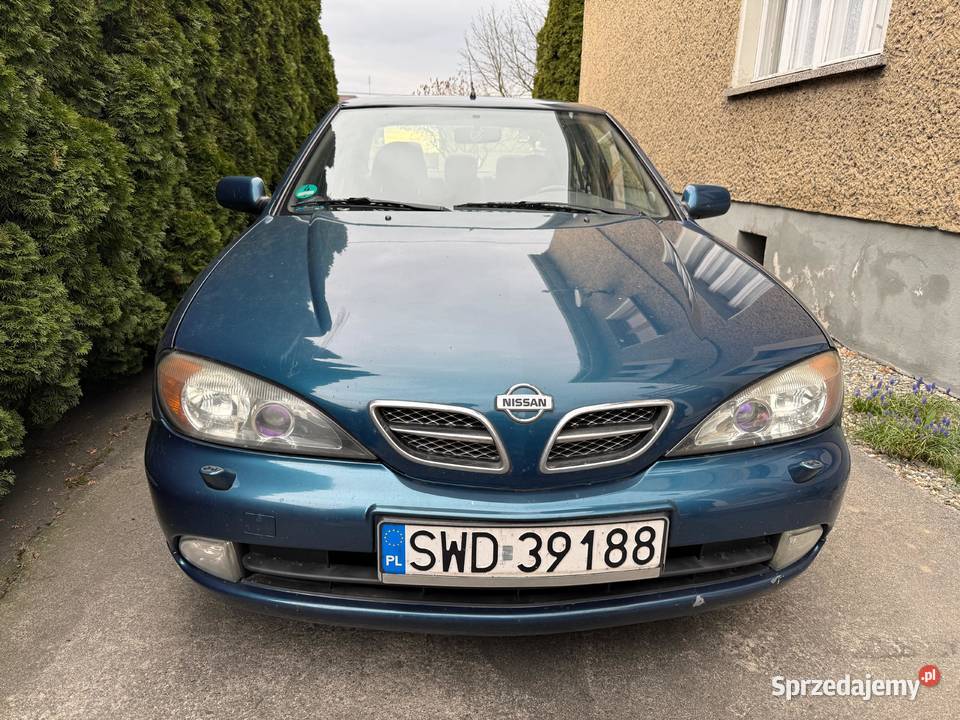 Nissan Primera 16 benzyna klima niski przebieg śląskie Wodzisław Śląski