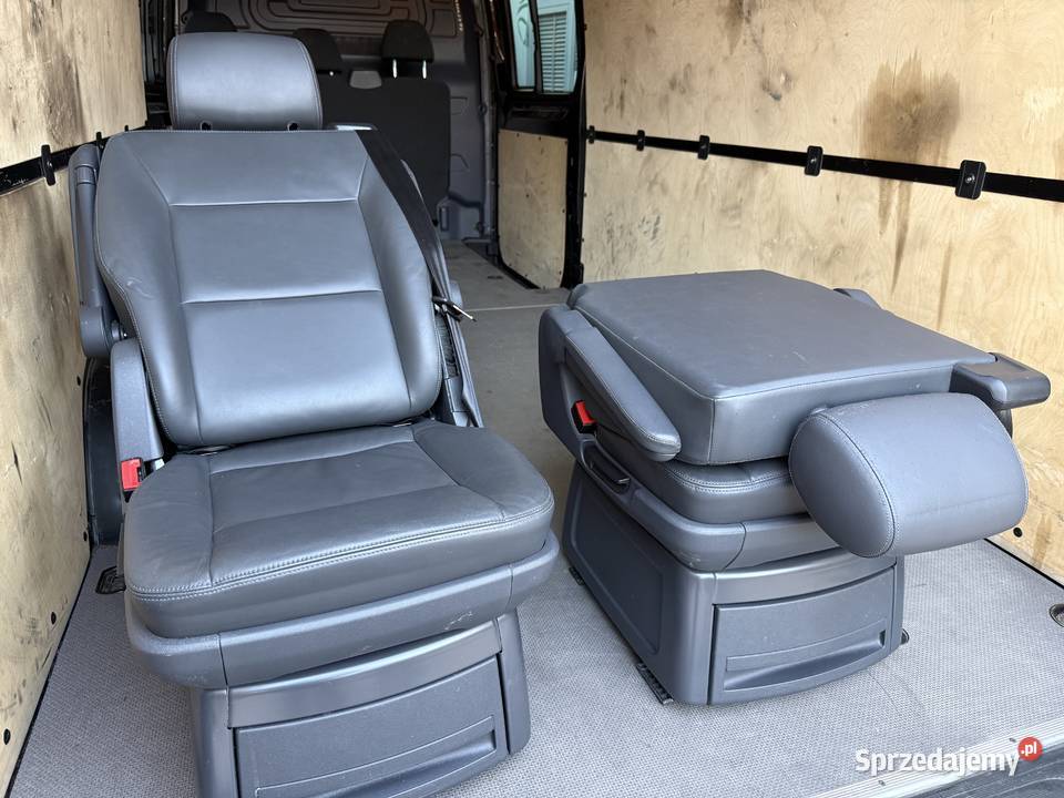 Fotele VW Multivan T5 T6 Skóra podłokietniki Fotele i kanapy Kolno