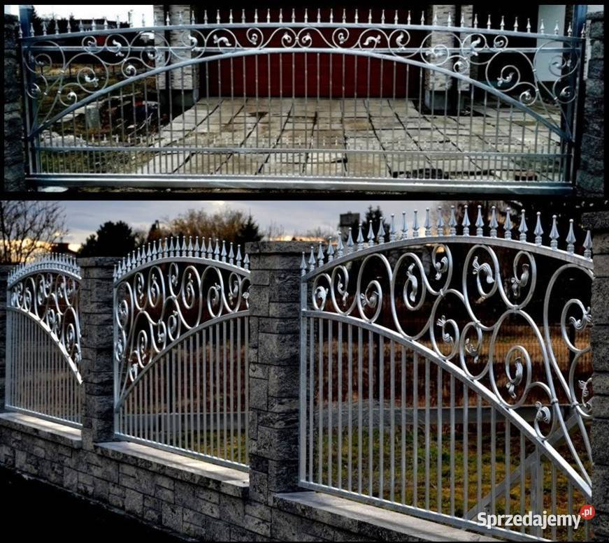 Bramy Ogrodzenia Przęsła Balustrady Kowalstwo ocynk