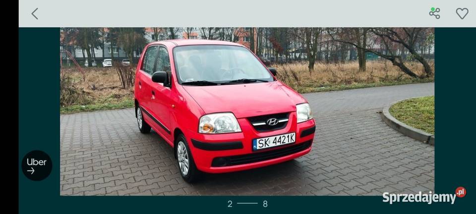 Hyundai Atos Prime 10 16V 63 2007 r 1000cm3 Bytom