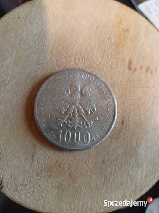Moneta1000 1982 Papież JPII warmińsko-mazurskie sprzedam