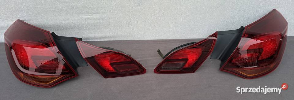 Lampy tył tylne ciemne komplet Opel Astra J IV Lampy tylne Mielęcin