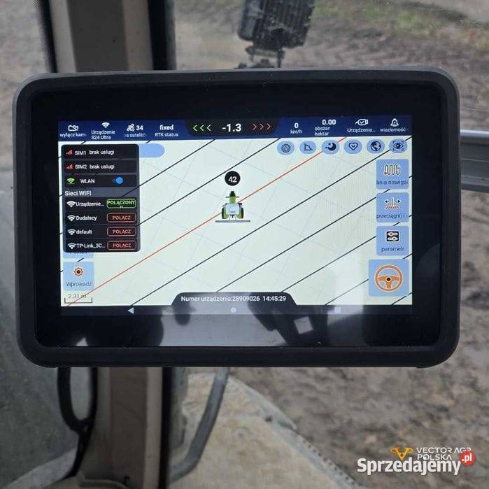 Nawigacja rolnicza Vector AGR bezpłatne RTK 25 Pozostałe Tarnowiec sprzedam