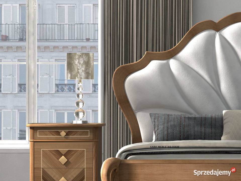 Klasyczne łóżko włoskie Ravello 180 orzechowe Przemyśl