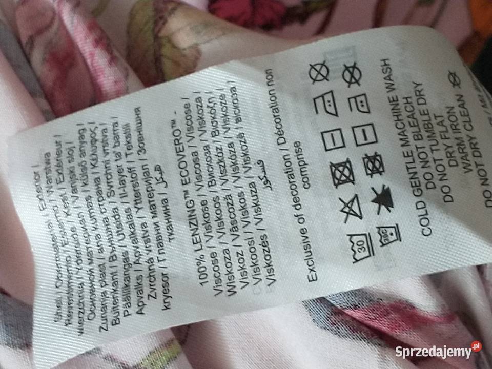 Kwiecista sukienka tunika oversize Spódnice i sukienki Łódź