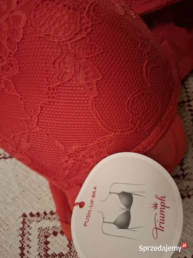 Triumph Tempting Lace WHUM 80 C nowy czerwony Warszawa