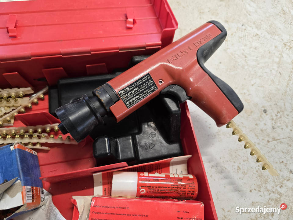 Osadzak gwoździarka na naboje prochowe HILTI nie Zielone Kamedulskie