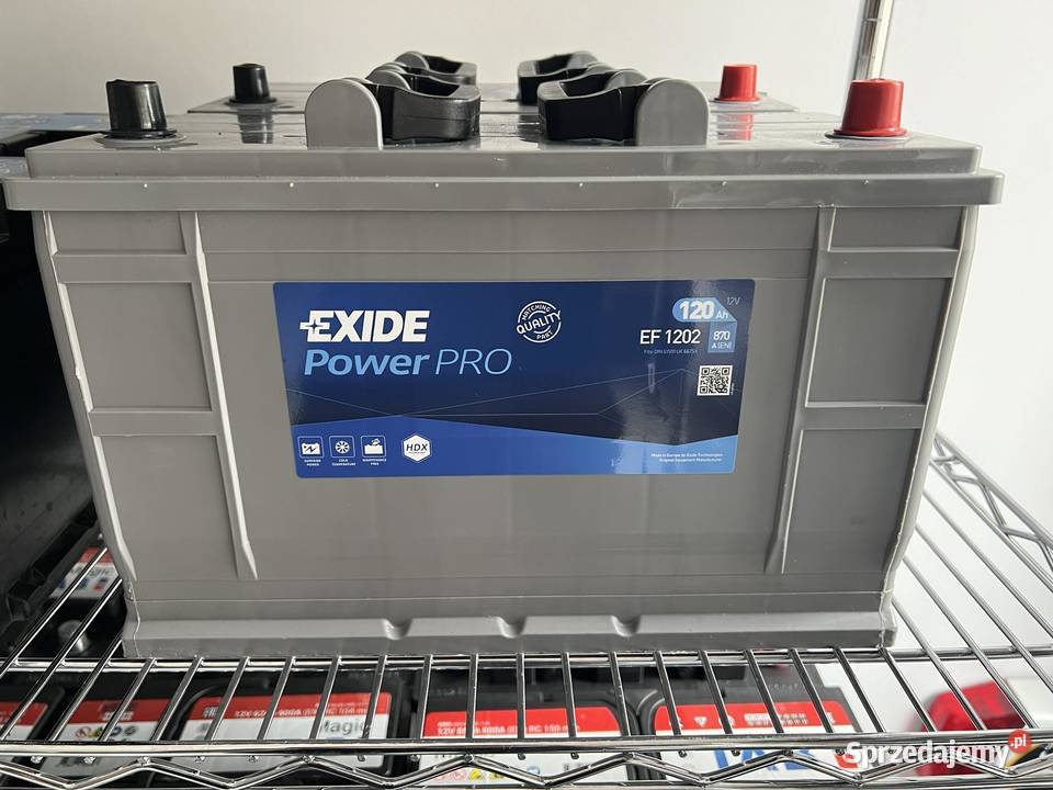 Akumulator 12V 120Ah 870A EXIDE DARMOWY DOWÓZ osobowe