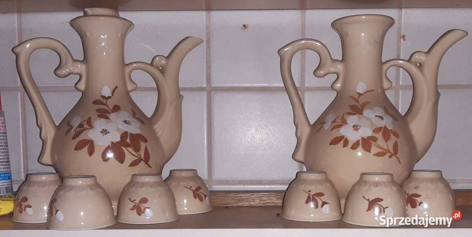 Koreańskie Porcelanowe Czajniki z Czarkami małopolskie Kraków