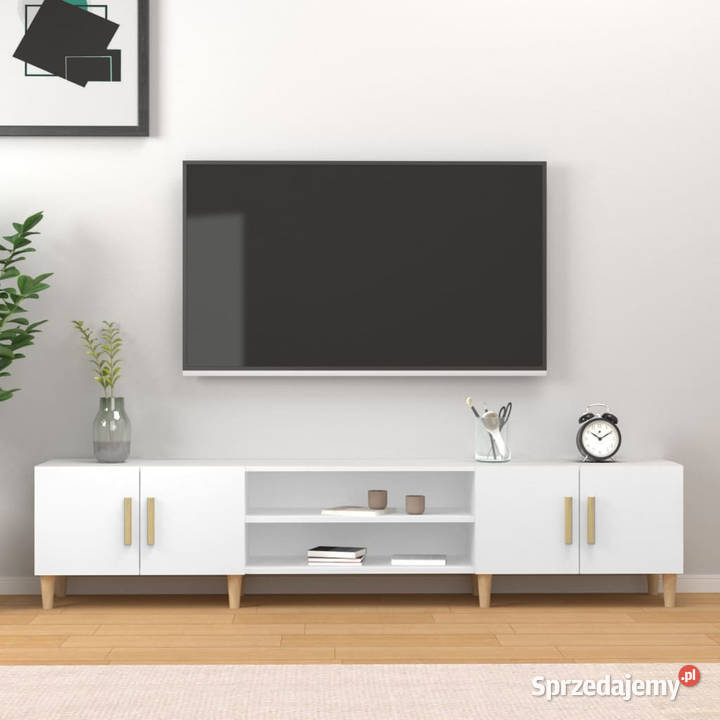 Szafka pod TV biała 180x315x40 materiał Warszawa sprzedam