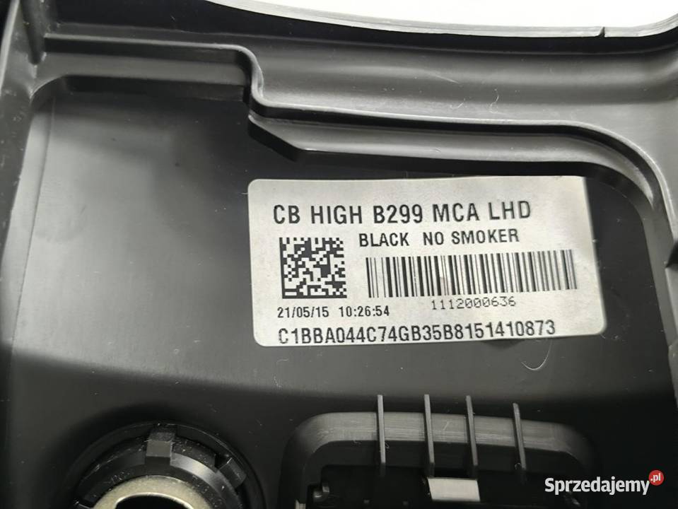 TUNEL PODŁOKIETNIK FORD FIESTA MK7 LIFT