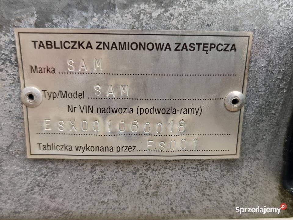 Przyczepa Dwuosiowa Hamowana 400m x 150m DMC 750 Burtowe i plandeki Wodzisław