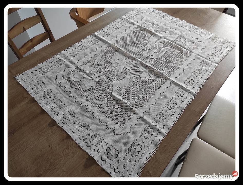 Prostokątny obrus zając wielkanoc ok 75 cmx 108 mazowieckie