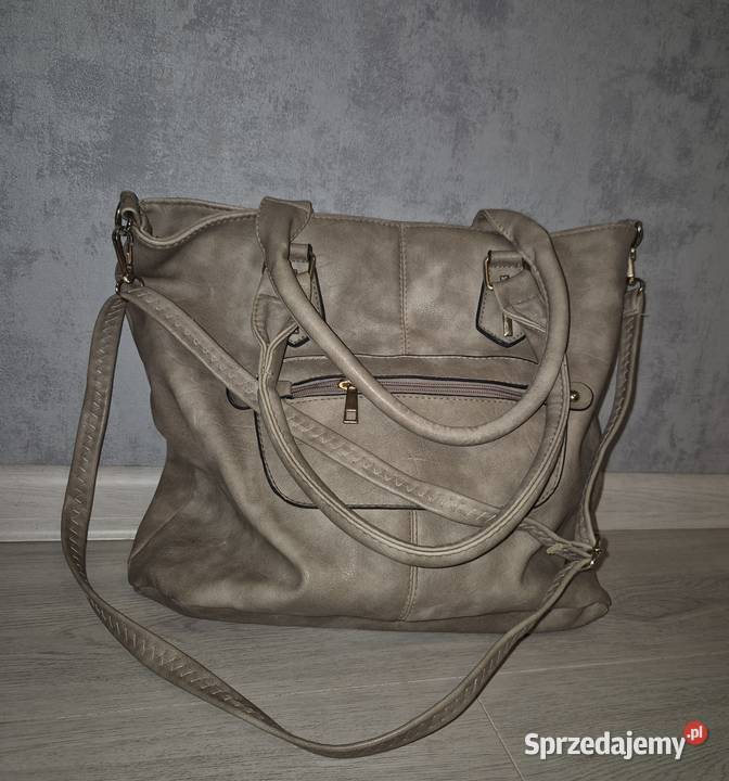 Torebka damska beżowa duża Łódź